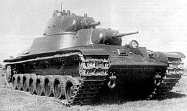 Танк Т-100 на испытаниях. НИИБТ Полигон в Кубинке, август 1939 года