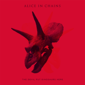 Обложка альбома Alice in Chains «The Devil Put Dinosaurs Here» (2013)