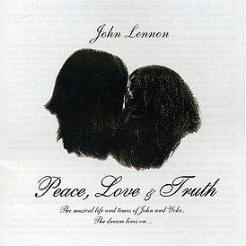 Обложка альбома Джона Леннона и Йоко Оно «Peace, Love & Truth» (2005)