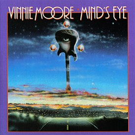 Обложка альбома Винни Мура «Mind’s Eye» (1986)
