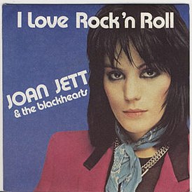 Обложка сингла Joan Jett & the Blackhearts «I Love Rock ’n’ Roll» (1982)