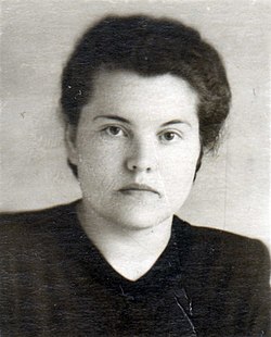 Лидия Афанасьевна Цымбал, 1956 г.