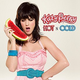 Обложка сингла Кэти Перри «Hot n Cold» (2008)