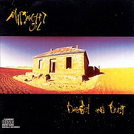 Обложка альбома Midnight Oil «Diesel and Dust» (1987)