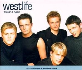 Обложка сингла Westlife «Swear It Again» (1999)