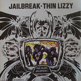 Обложка альбома Thin Lizzy «Jailbreak» (1976)
