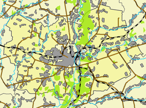 Полтавский район на карте
