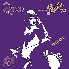 Обложка альбома Queen «Live at the Rainbow '74» (2014)