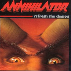 Обложка альбома Annihilator «Refresh the Demon» (1996)