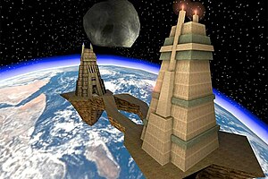 Оригинальная карта Facing Worlds в Unreal Tournament