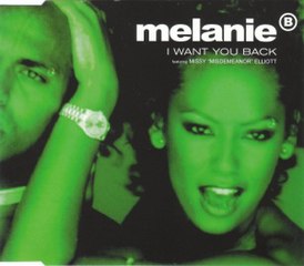 Обложка сингла Мелани Браун при участии Мисси «Misdemeanor» Элиот «I Want You Back» (1998)