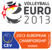 2013 European Volleyball Championship (Women) Logo.png