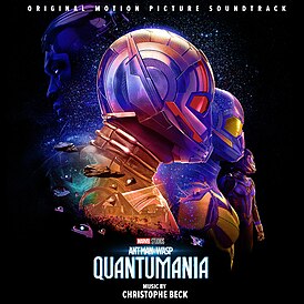 Обложка альбома Кристофа Бека «Ant-Man and the Wasp: Quantumania (Original Motion Picture Soundtrack)» (2023)