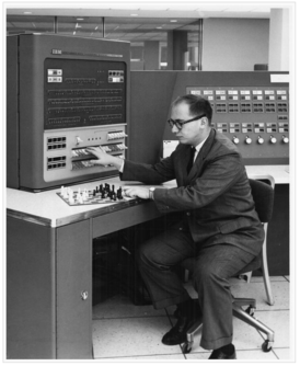 А. Бернштейн тестирует алгоритм на IBM 704