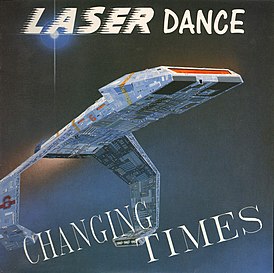 Обложка альбома Laserdance «Changing Times» (1990)