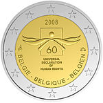 €2 — Бельгия 2008