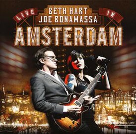 Обложка альбома Бет Харт и Джо Бонамассы «Live in Amsterdam» (2014)