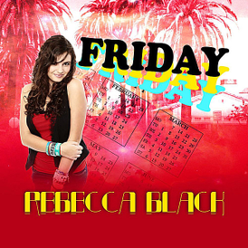 Обложка сингла Ребекки Блэк «Friday» (2011)