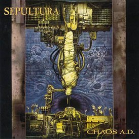 Обложка альбома Sepultura «Chaos A.D.» (1993)