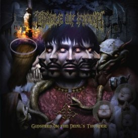 Обложка альбома Cradle of Filth «Godspeed on the Devil’s Thunder» (2008)