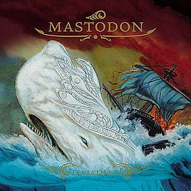 Обложка альбома Mastodon «Leviathan» (2004)