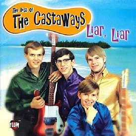 Обложка сингла The Castaways «Liar, Liar» ()