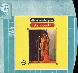Обложка альбома Эллы Фицджеральд «Ella at Juan-Les-Pins» (1964)