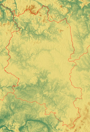 Тунгусско-Чунский район на карте