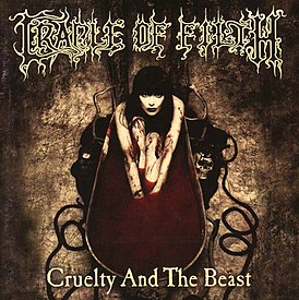 Обложка альбома Cradle of Filth «Cruelty and the Beast» (1998)