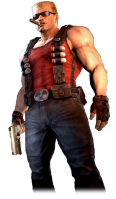 Трёхмерная модель персонажа из игры Duke Nukem Forever
