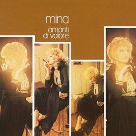 Обложка альбома Мины «Amanti di valore» (1973)