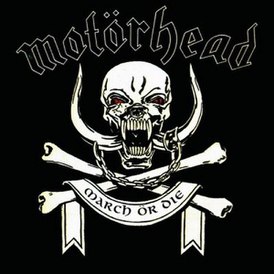 Обложка альбома Motörhead «March ör Die» (1992)