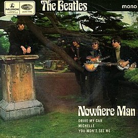 Обложка альбома The Beatles «Nowhere Man» (1966)