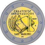 €2 — Сан-Марино 2009