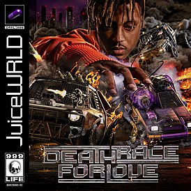 Обложка альбома Juice WRLD «Death Race for Love» (2019)