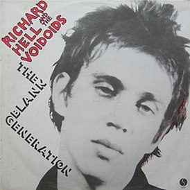 Обложка сингла Richard Hell & The Voidoids «Blank Generation» (1977)