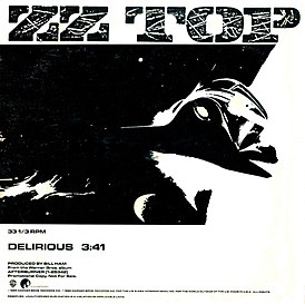 Обложка сингла ZZ Top «Delirious» (1986)