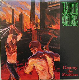 Обложка альбома Earth Crisis «Destroy the Machines» (1995)