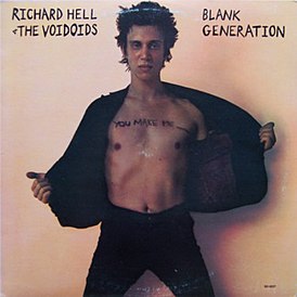 Обложка альбома Richard Hell & The Voidoids «Blank Generation» (1977)