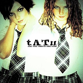 Обложка сингла t.A.T.u. «All the Things She Said» (2002)
