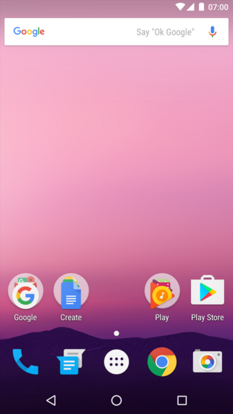 ගොනුව:Android 7.0 Home Screen.png