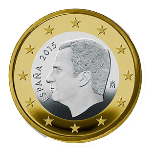 Slika:1 euro Spagna Felipe.png