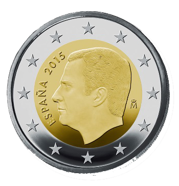 Slika:2 euro Spagna Felipe.png