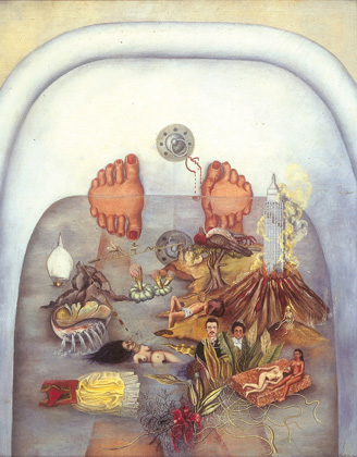 Slika:What the Water Gave Me by Frida Kahlo.jpg