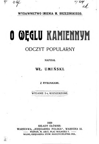 File:Umiński - O węglu kamiennym.djvu