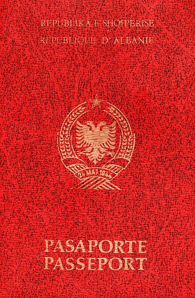 Skeda:Pasaporta shqiptare 1991.jpg