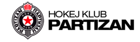 Пуни лого ХК Партизан, с грбом и натписом
