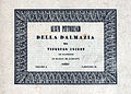 Опис слике: 001 - „Album pittoresco della Dalmazia“, Vol. 1, Tom 2 (1840).