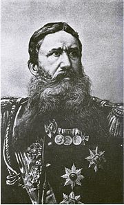 Генерал Ђура Хорватовић са одликовањима, међу којима је и споменица на рат 1885-86.