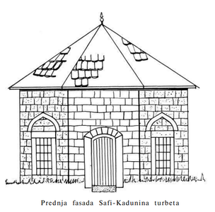 Prednja fasada Safi-kaduninog turbeta (Mato Biško, 1959 god.).[464]